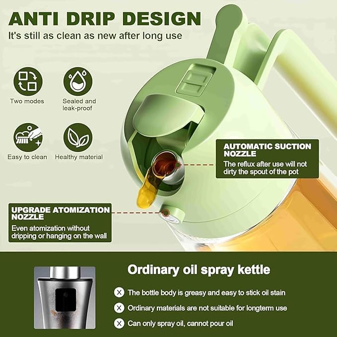Spray oil bottle