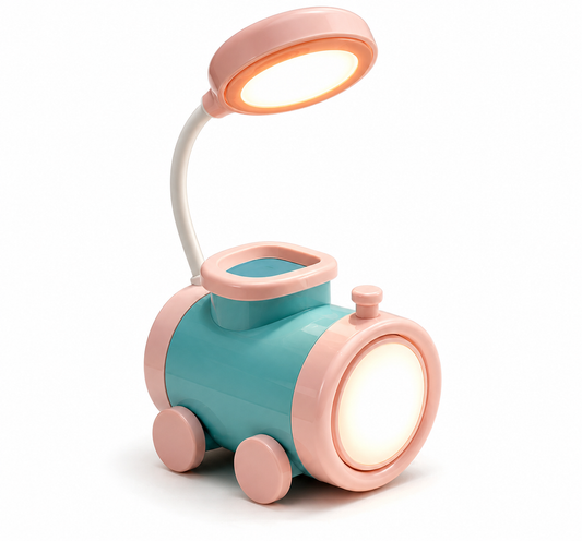 Train study table lamp